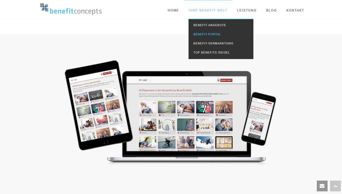 Screenshot benefitconcepts